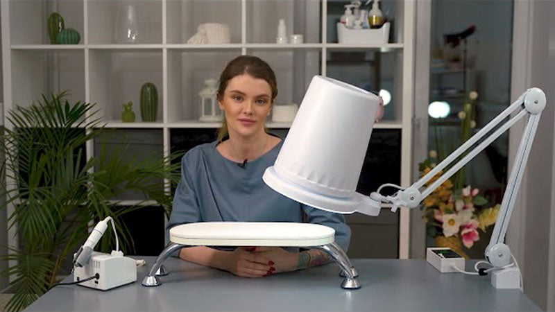 Load video: Alize™ Nail Dust Collector with Table Mount