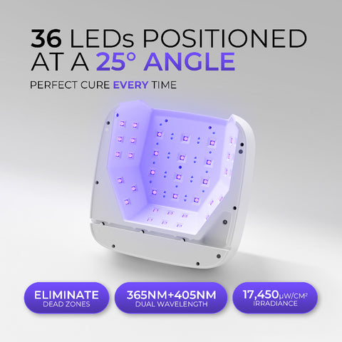 Lámpara LED UV inteligente para uñas (inalámbrica)