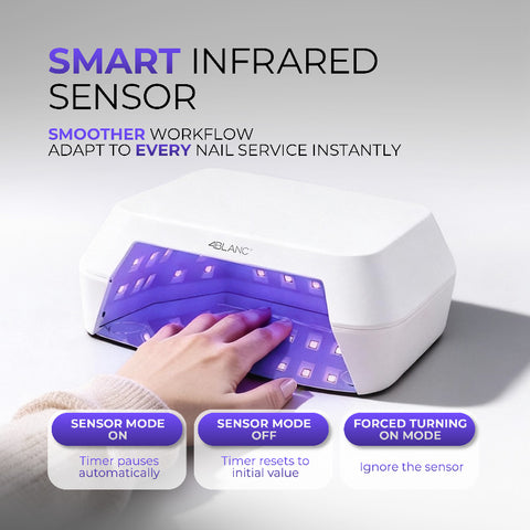 Lámpara LED UV inteligente para uñas (inalámbrica)