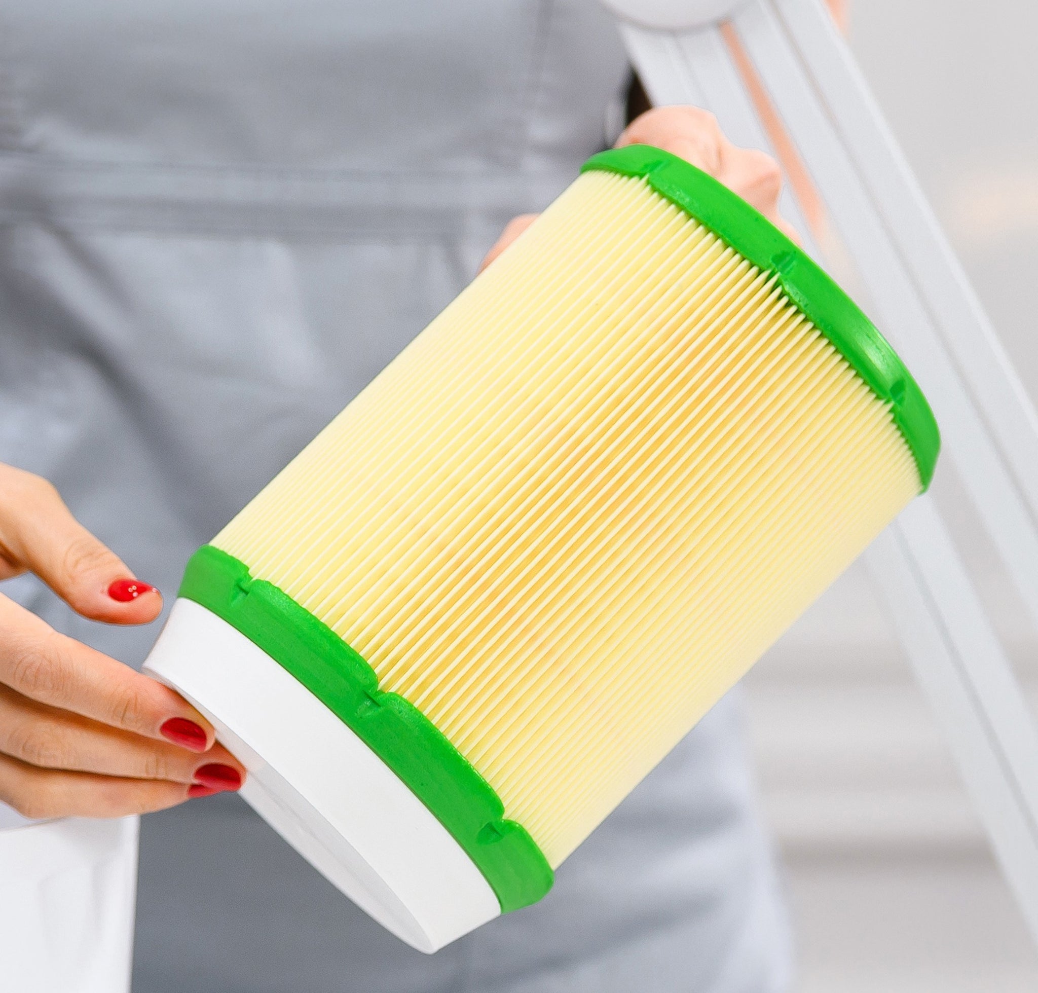 4BLANC Le Air Lot de filtres à air réutilisables pour collecteur de poussière Alize - Remplacement pour aspirateur à ongles